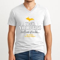 Two Yoopers Walk Out Of A Bar No Really It Could Happen V-Neck T-Shirt
