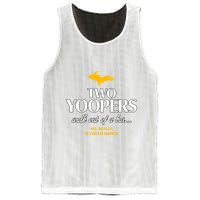Two Yoopers Walk Out Of A Bar No Really It Could Happen Mesh Reversible Basketball Jersey Tank