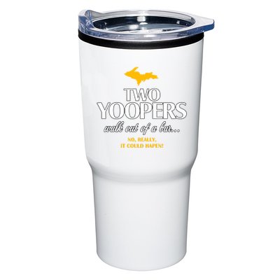 Two Yoopers Walk Out Of A Bar No Really It Could Happen Tumbler