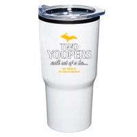 Two Yoopers Walk Out Of A Bar No Really It Could Happen Tumbler