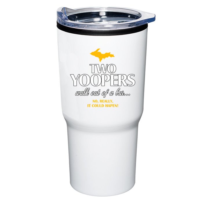 Two Yoopers Walk Out Of A Bar No Really It Could Happen Tumbler