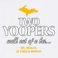 Two Yoopers Walk Out Of A Bar No Really It Could Happen Short Acrylic Beanie