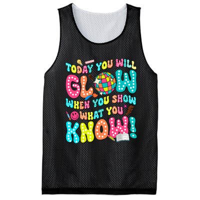 Today You Will Glow When You Show What You Know Mesh Reversible Basketball Jersey Tank