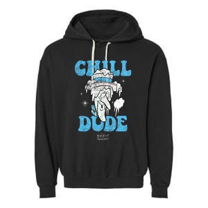 The Year Without Santa Claus Snow Miser Chill Dude Garment-Dyed Fleece Hoodie