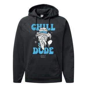 The Year Without Santa Claus Snow Miser Chill Dude Performance Fleece Hoodie