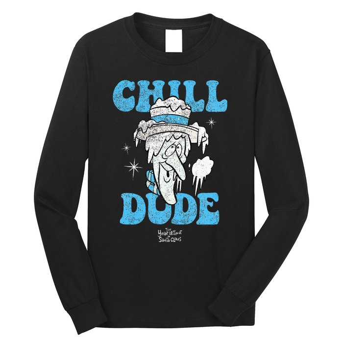 The Year Without Santa Claus Snow Miser Chill Dude Long Sleeve Shirt