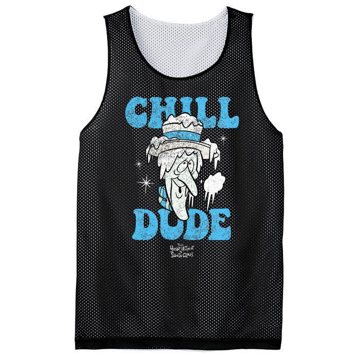 The Year Without Santa Claus Snow Miser Chill Dude Mesh Reversible Basketball Jersey Tank