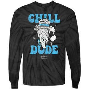 The Year Without Santa Claus Snow Miser Chill Dude Tie-Dye Long Sleeve Shirt