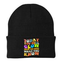 Today You Will Glow When You Show What You Know Testing Day Beanie
