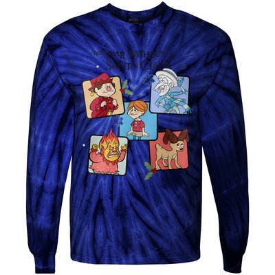 The Year Without Santa Claus Miser Brothers Christmas Tie-Dye Long Sleeve Shirt