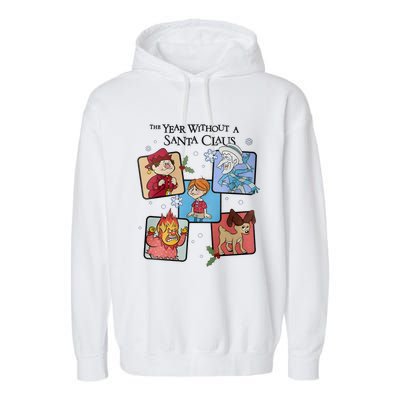 The Year Without Santa Claus Miser Brothers Christmas Garment-Dyed Fleece Hoodie