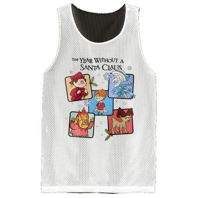 The Year Without Santa Claus Miser Brothers Christmas Mesh Reversible Basketball Jersey Tank