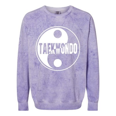 Taekwondo Yin Yang Tae Kwon Do Duality Tee Colorblast Crewneck Sweatshirt