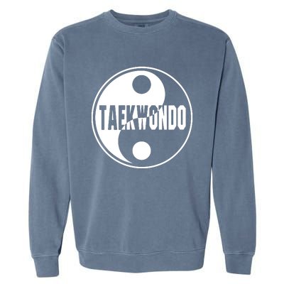 Taekwondo Yin Yang Tae Kwon Do Duality Tee Garment-Dyed Sweatshirt