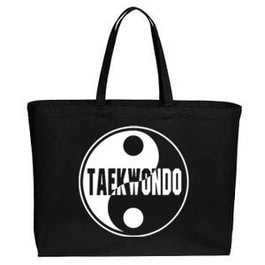 Taekwondo Yin Yang Tae Kwon Do Duality Tee Cotton Canvas Jumbo Tote