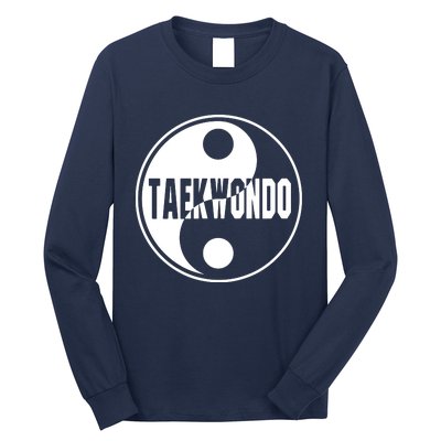 Taekwondo Yin Yang Tae Kwon Do Duality Tee Long Sleeve Shirt