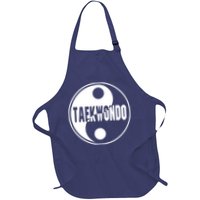 Taekwondo Yin Yang Tae Kwon Do Duality Tee Full-Length Apron With Pockets