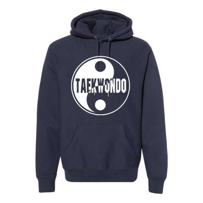 Taekwondo Yin Yang Tae Kwon Do Duality Tee Premium Hoodie