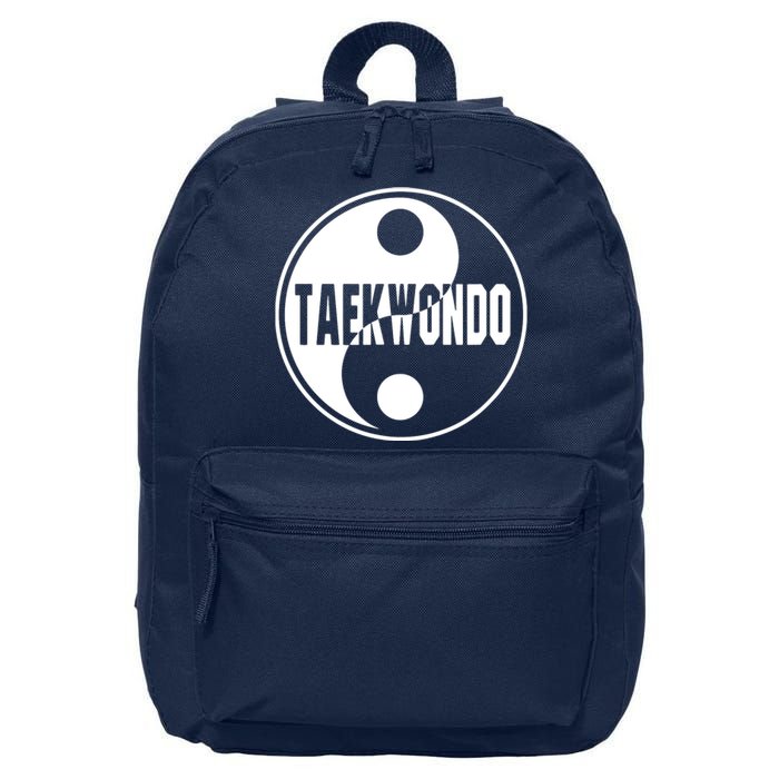 Taekwondo Yin Yang Tae Kwon Do Duality Tee 16 in Basic Backpack