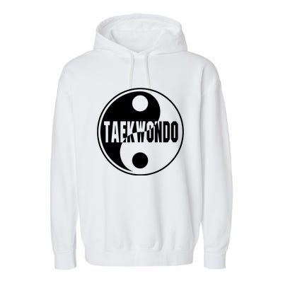 Taekwondo Yin Yang Tae Kwon Do Duality Tee Garment-Dyed Fleece Hoodie