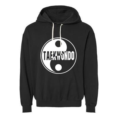 Taekwondo Yin Yang Tae Kwon Do Duality Garment-Dyed Fleece Hoodie