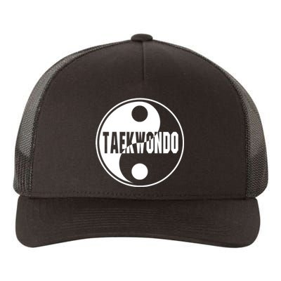 Taekwondo Yin Yang Tae Kwon Do Duality Yupoong Adult 5-Panel Trucker Hat