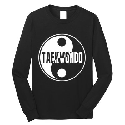 Taekwondo Yin Yang Tae Kwon Do Duality Long Sleeve Shirt