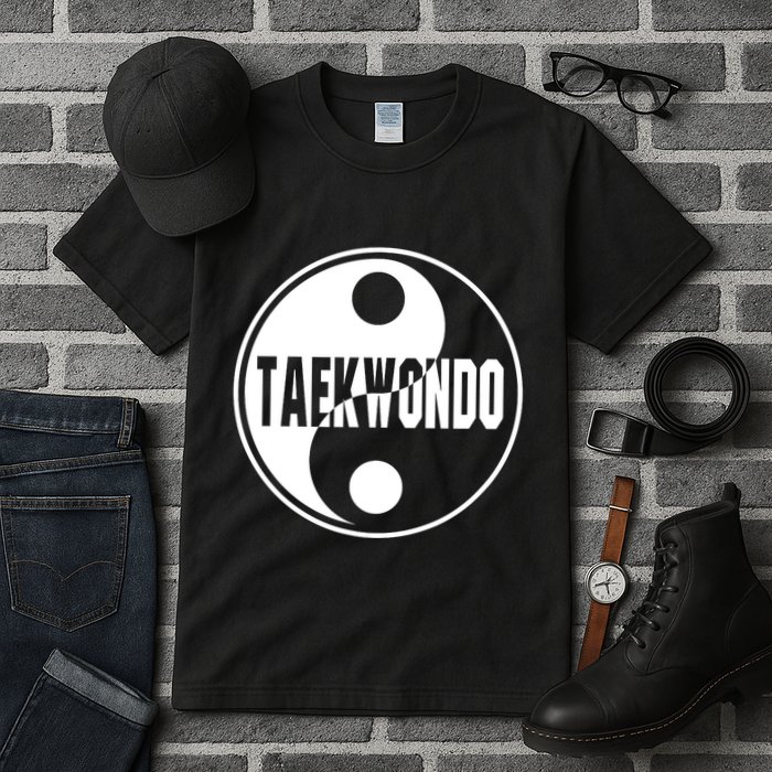 Taekwondo Yin Yang Tae Kwon Do Duality Tall T-Shirt