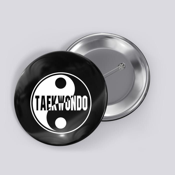 Taekwondo Yin Yang Tae Kwon Do Duality Button