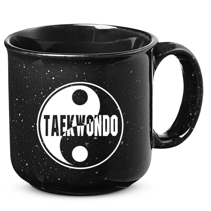 Taekwondo Yin Yang Tae Kwon Do Duality 15oz Campfire Ceramic Mug