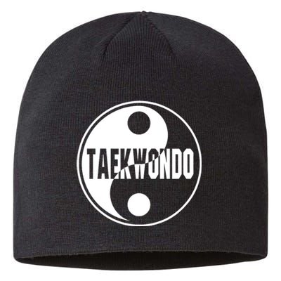 Taekwondo Yin Yang Tae Kwon Do Duality Sustainable Beanie