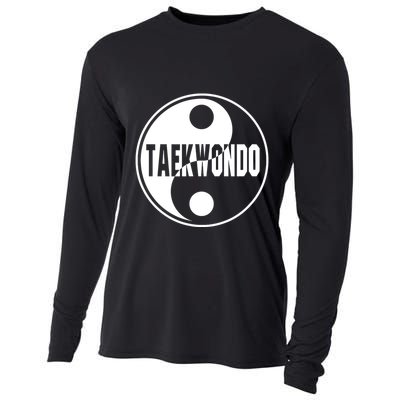 Taekwondo Yin Yang Tae Kwon Do Duality Cooling Performance Long Sleeve Crew