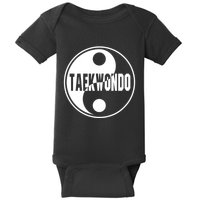Taekwondo Yin Yang Tae Kwon Do Duality Baby Bodysuit