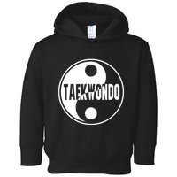 Taekwondo Yin Yang Tae Kwon Do Duality Toddler Hoodie