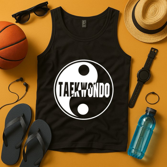 Taekwondo Yin Yang Tae Kwon Do Duality Tank Top