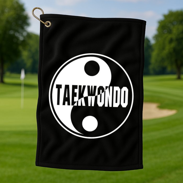 Taekwondo Yin Yang Tae Kwon Do Duality Golf Towel