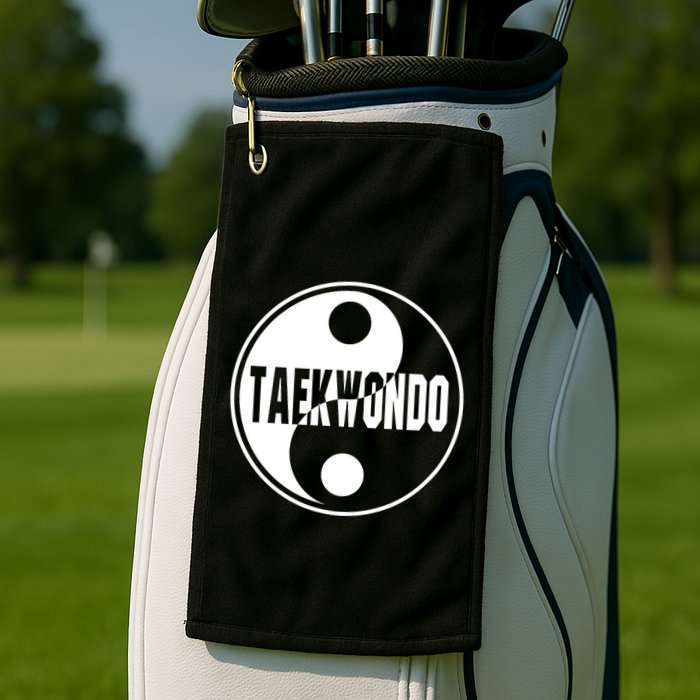 Taekwondo Yin Yang Tae Kwon Do Duality Golf Towel