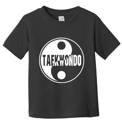 Taekwondo Yin Yang Tae Kwon Do Duality Toddler T-Shirt