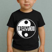 Taekwondo Yin Yang Tae Kwon Do Duality Toddler T-Shirt