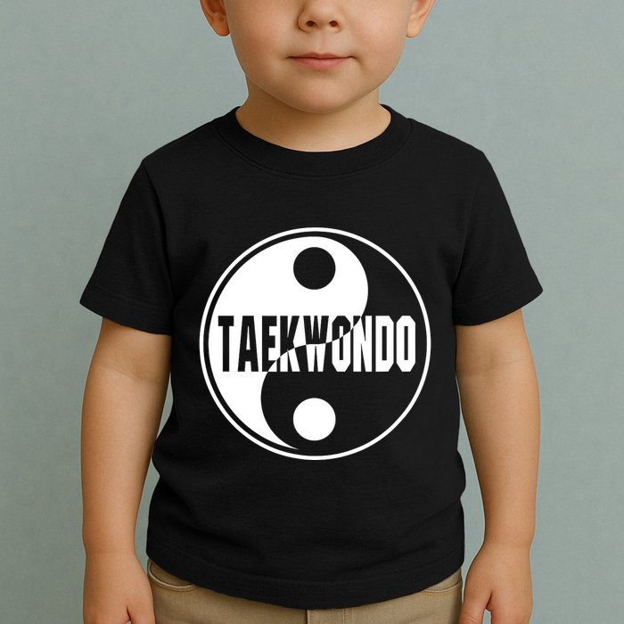 Taekwondo Yin Yang Tae Kwon Do Duality Toddler T-Shirt