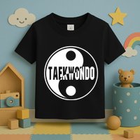 Taekwondo Yin Yang Tae Kwon Do Duality Toddler T-Shirt