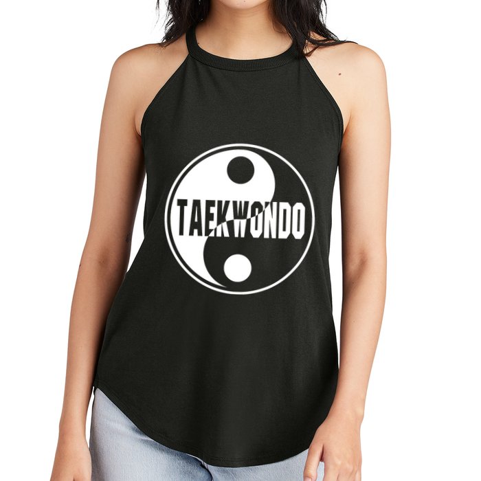 Taekwondo Yin Yang Tae Kwon Do Duality Women's Perfect Tri Rocker Tank