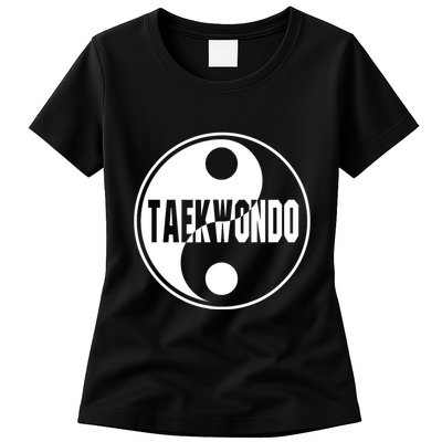Taekwondo Yin Yang Tae Kwon Do Duality Womens T-Shirt