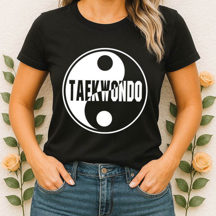 Taekwondo Yin Yang Tae Kwon Do Duality Womens T-Shirt