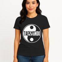 Taekwondo Yin Yang Tae Kwon Do Duality Womens T-Shirt