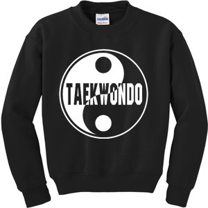 Taekwondo Yin Yang Tae Kwon Do Duality Kids Sweatshirt