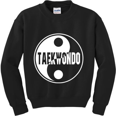 Taekwondo Yin Yang Tae Kwon Do Duality Kids Sweatshirt