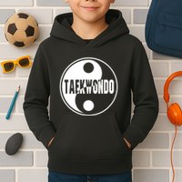 Taekwondo Yin Yang Tae Kwon Do Duality Kids Hoodie