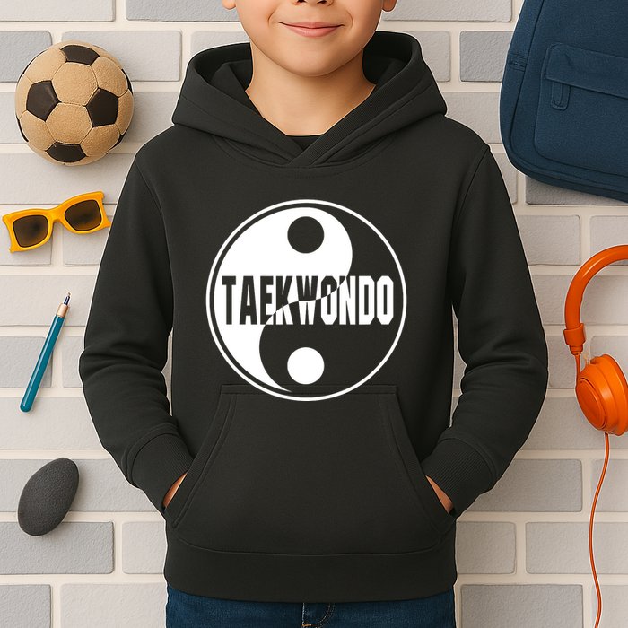 Taekwondo Yin Yang Tae Kwon Do Duality Kids Hoodie