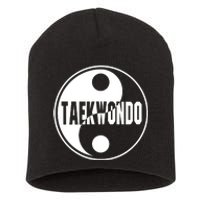 Taekwondo Yin Yang Tae Kwon Do Duality Short Acrylic Beanie